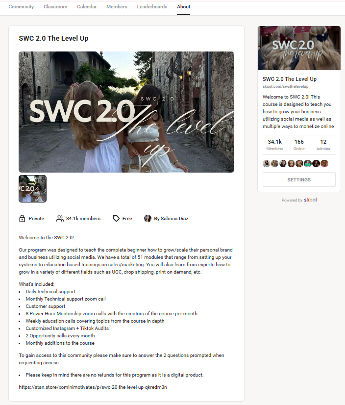 About & Overview inside SWC 2.0
