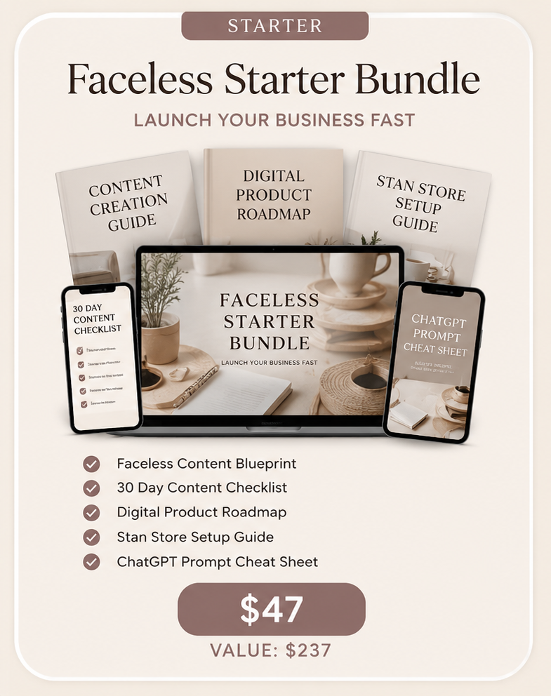 Faceless Starter Bundle