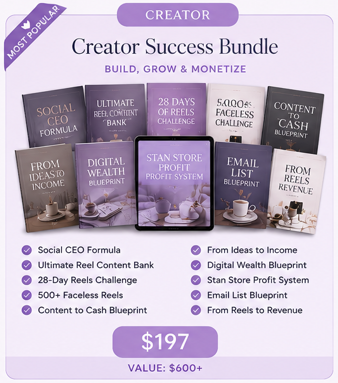 Creator Success Bundle